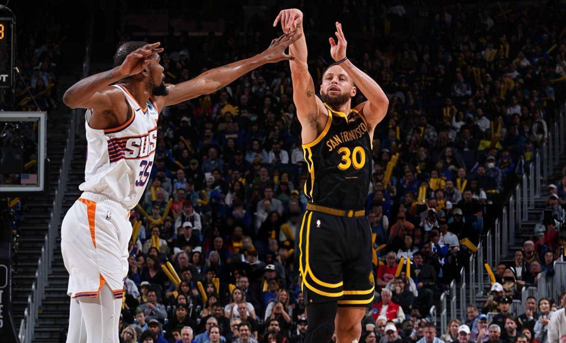 开云体育入口-勇士险胜马刺，库里高光表现